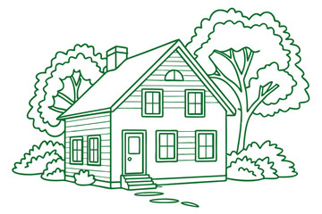 Female architect holding blueprint professional design concept illustration