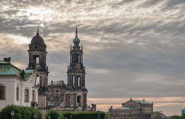 Fototapeta premium Dresden is the capital of the state of Saxony, in eastern Germany.