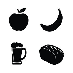 Grocery Items with Apple Banana Beer Bread