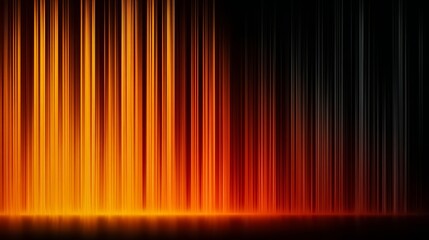 Black and orange striped background with a red stripe. The orange stripe is the most prominent color in the image