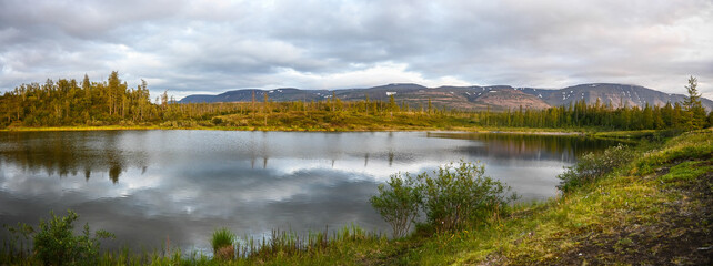 A lake on the Putorana Plateau.