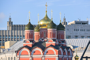 Orthodox church in Moscow.