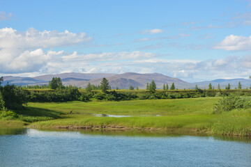The landscape of the Yamal Peninsula.