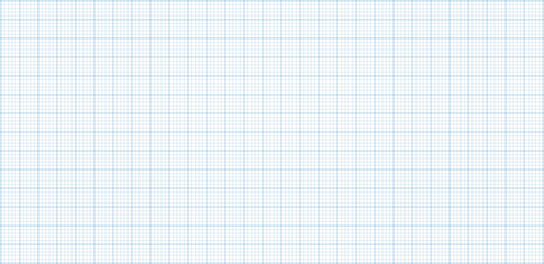 Seamless square grid with blue graph paper texture, lines layout for drawing, notebook, plotting and architecture draft