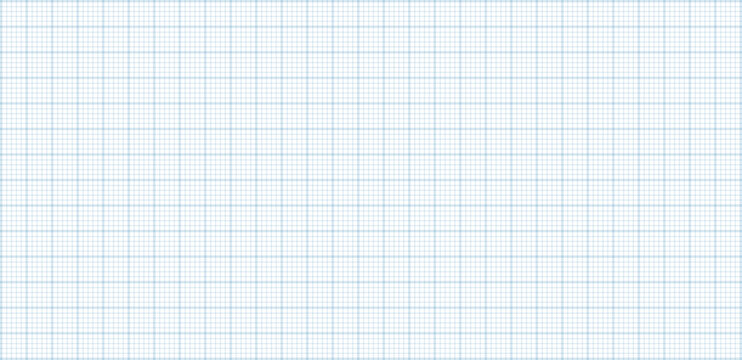 Seamless square grid with blue graph paper texture, lines layout for drawing, notebook, plotting and architecture draft