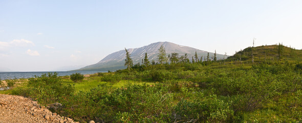 A lake on the Putorana Plateau.