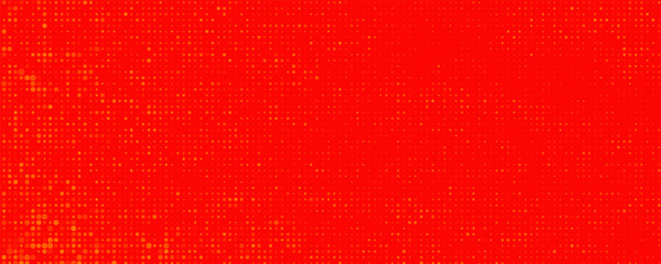 Dots halftone orange color pattern gradient texture with technology digital background.