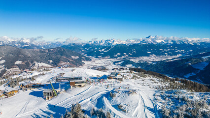 Alpine Ski Resort Panorama