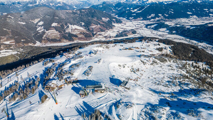 Alpine Ski Resort Panorama