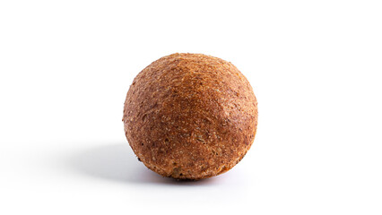 Bun isolated on a white background. High quality photo