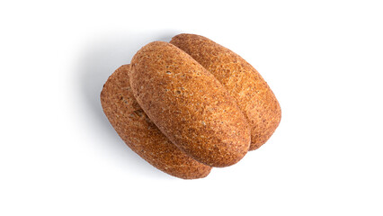 Buns isolated on a white background. High quality photo