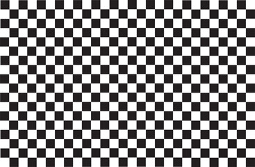 Fototapeta premium Seamless black and white checkerboard pattern background creating a classic and graphic geometric texture for design projects and visual elements
