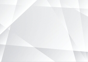 Modern Abstract Geometric White and Gray Background with Elegant Subtle Gradients
