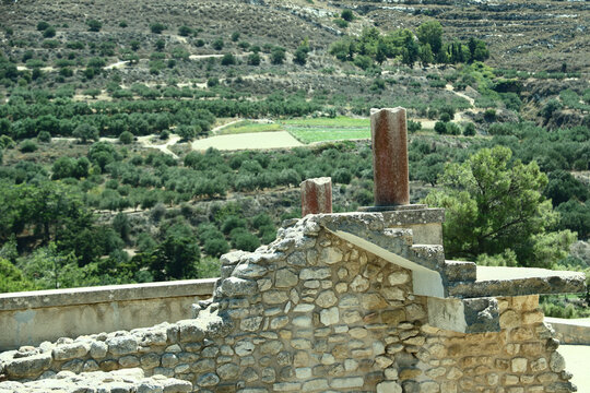 Knossos Palace in Knossos, Greece