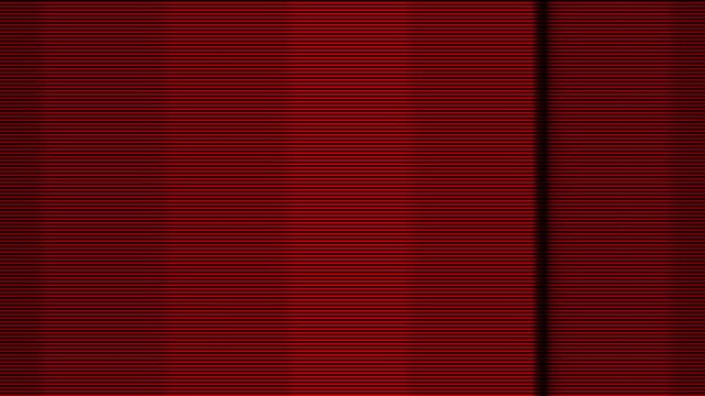 Abstract red horizontal glowing scanlines pattern on black background motion loop