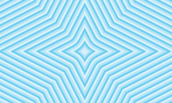 Concentric Blue Diamond Abstract Background