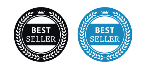 Fototapeta premium Best Seller 2026 Badge Set with Modern and Retro Award Labels, Premium Quality Seals for Marketing, E-commerce, and Product Promotion