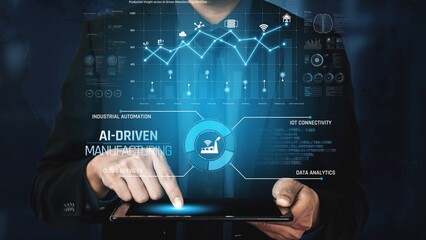 AI-driven manufacturing boosts industrial automation through IoT, cloud, and data analytics....