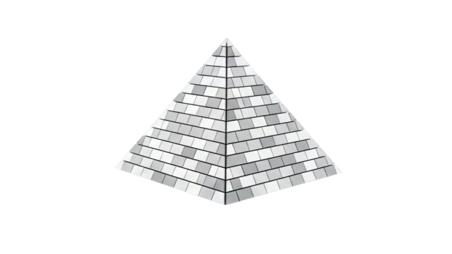 Modern Tiled Pyramid - Powered by Adobe