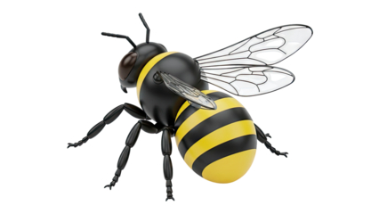 3D Cartoon Bee Illustration