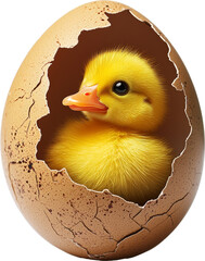 ducklings in egg shell