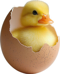 ducklings in egg shell