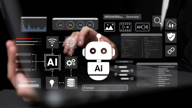 AI chatbot assistant enhances intelligent automation, data analysis, and customer interaction on digital platform Parse - Powered by Adobe