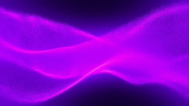 Mesmerizing purple waves flowing in seamless sinuous movement