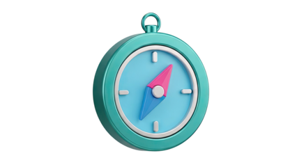 3D Compass Icon