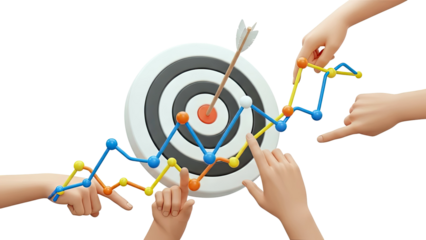 Teamwork and Data Analysis for Goal Achievement