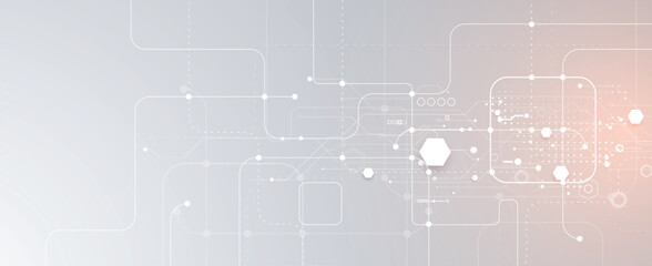 Сircuit board concept or technology system design. Secure cyber background