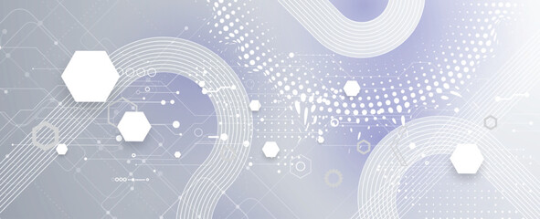 Сircuit board concept or technology system design. Secure cyber background