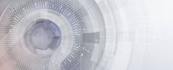 Сircuit board concept or technology system design. Secure cyber background