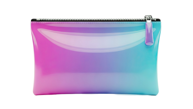 Iridescent Zipper Pouch - Powered by Adobe