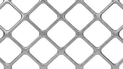 Abstract Metal Grid Pattern