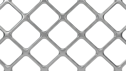 Abstract Metal Grid Pattern