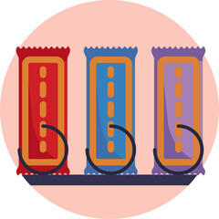 Quick bite symbol&mdash;indicates an easily accessible, ready-to-eat snack option.