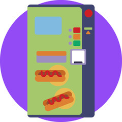 Automated food dispenser &ndash; A compact machine that delivers packaged meals or snacks at the push of a button.