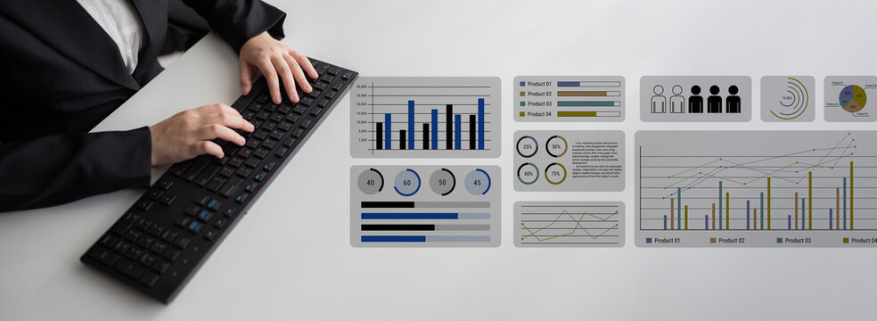 Modern dashboard interface showing performance metrics, data charts, and trend analysis for product tracking, reporting, and business intelligence. Parse - Powered by Adobe