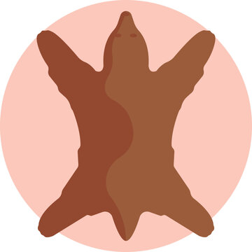 A natural, fur-textured garment reflecting the traditional Viking use of animal pelts.