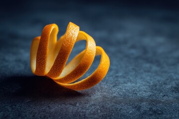 Spiraled Orange Peel