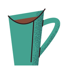 Black tea drink in mug