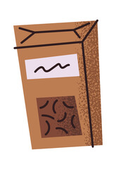 Dried black tea paper pack