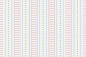 Vector vintage classic striped seamless pattern in retro style. Trendy cloud dancer color.