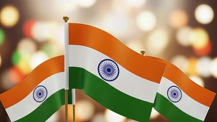 India Republic Day flag unfurling, with Ashoka Chakra symbol, celebrating national pride, vibrant celebration, colors, patriotic occasion, festive background, honoring heritage,