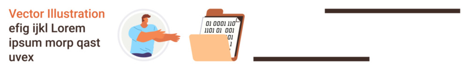 Business organization, data tracking, teamwork, task planning, project management, information sharing. A person gesturing, a file folder and a checklist. Business organization and data tracking © robu_s