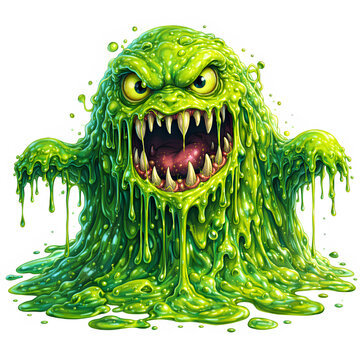 green alien monster