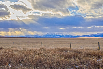 View of the western Montana landscape