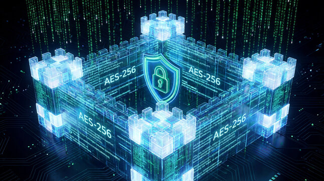 Digital encryption algorithms with matrix code securing cybersecurity infrastructure for work