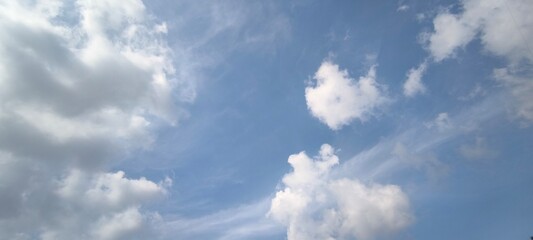 Clouds in the sky for background